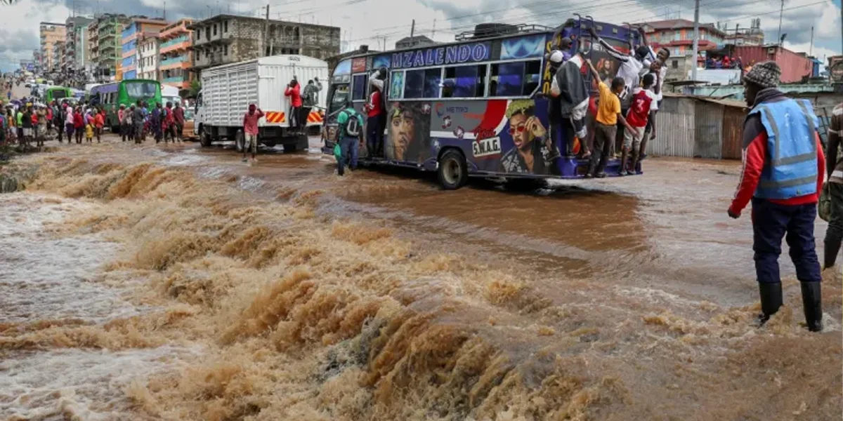 آثار الفيضان في تنزانيا