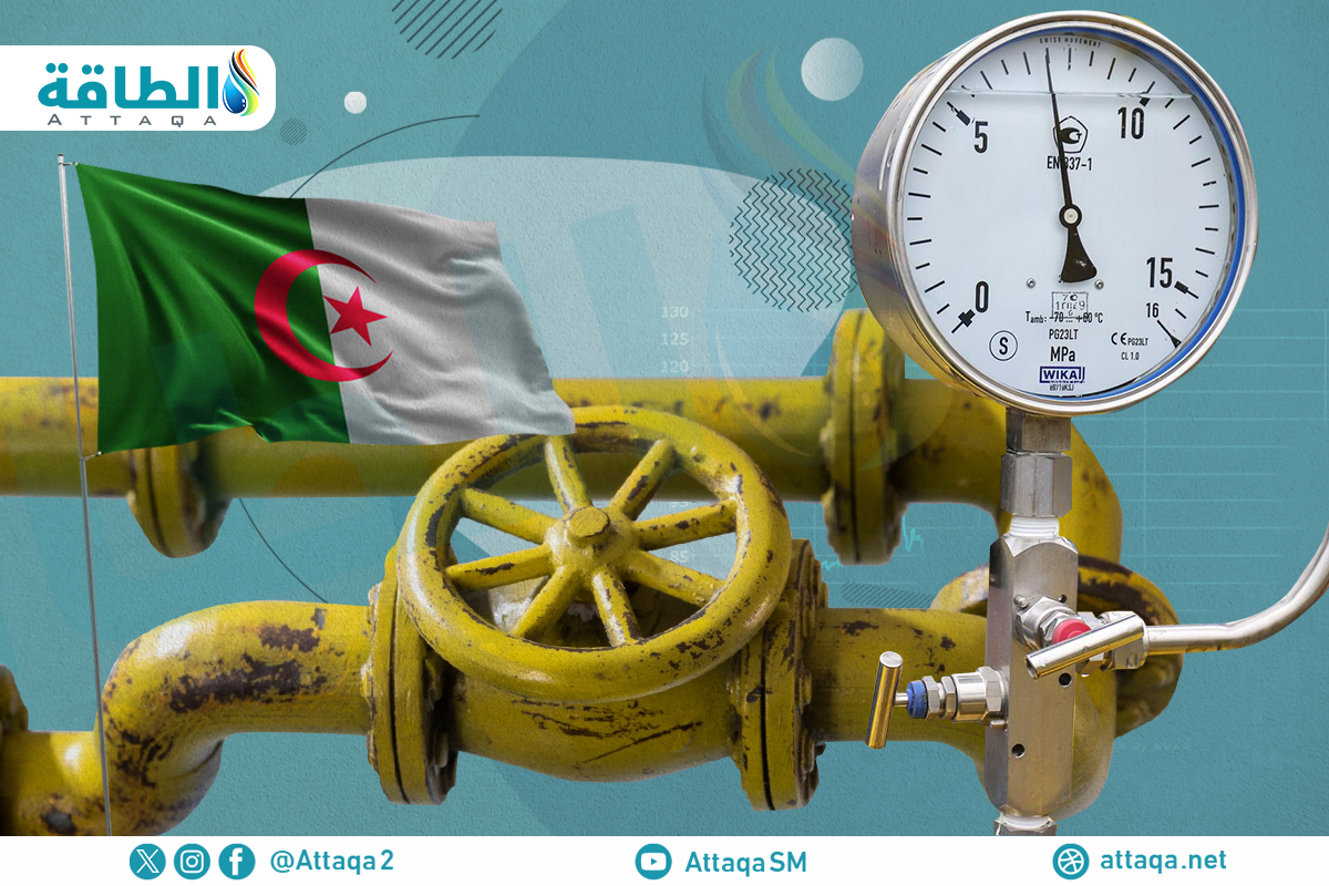 إنتاج الجزائر من الغاز