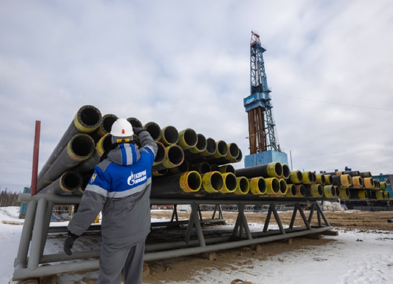 حقل غازبروم تشاياندينسكوي للنفط والغاز والمكثفات بجمهورية ساخا في روسيا