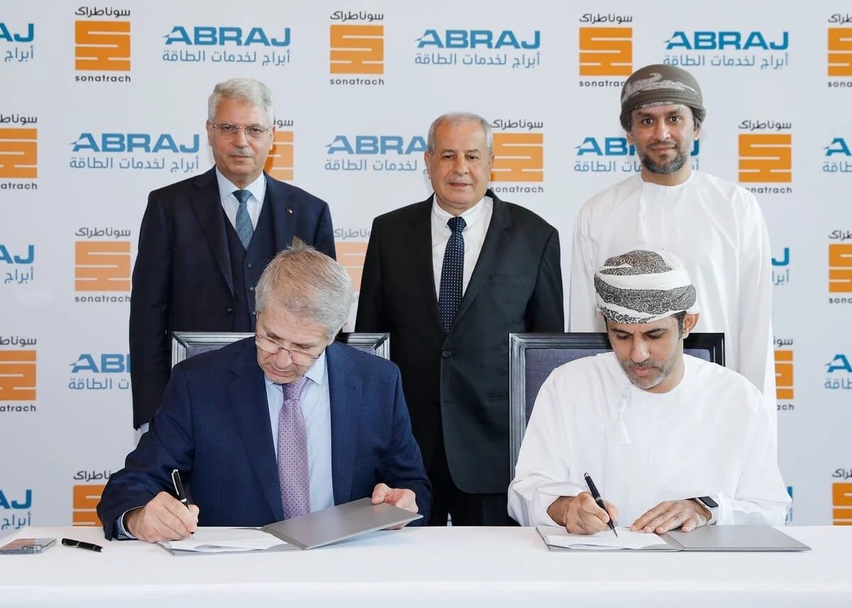 توقيع مذكرة تفاهم بين شركة أبراج لخدمات الطاقة وشركة سوناطراك الجزائرية