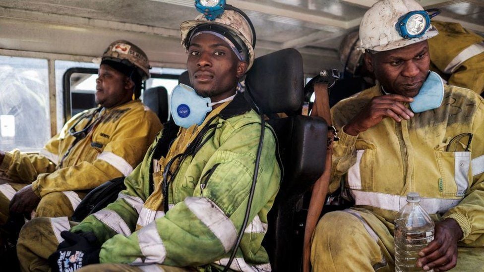 عمال بقطاع الفحم في جنوب أفريقيا