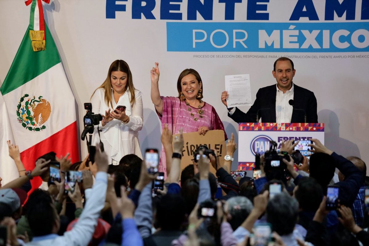 سوتشيل غالفيس إحدى المرشحات لانتخابات الرئاسة في المكسيك 
