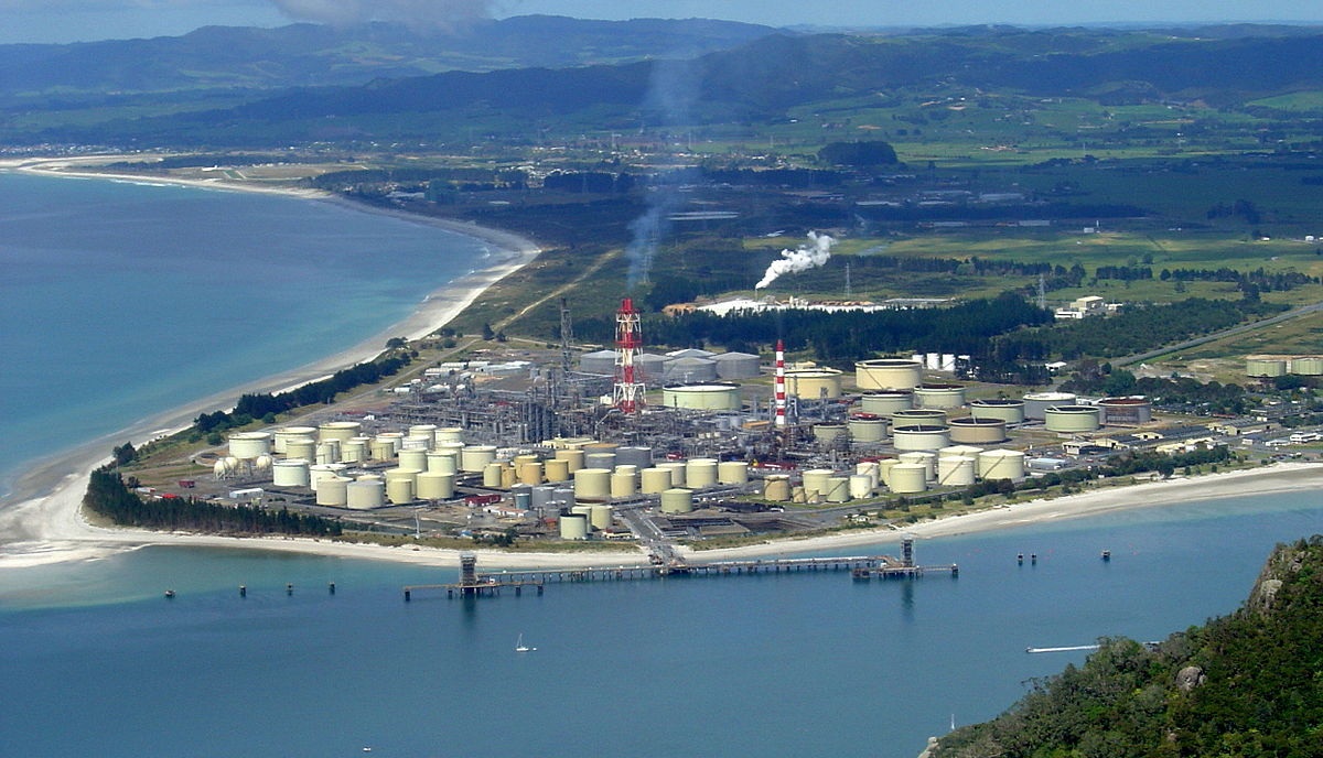 إحدى المنشآت النفطية في نيوزيلندا