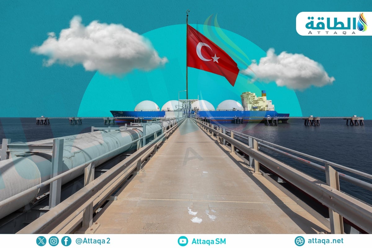 واردات تركيا من الغاز المسال