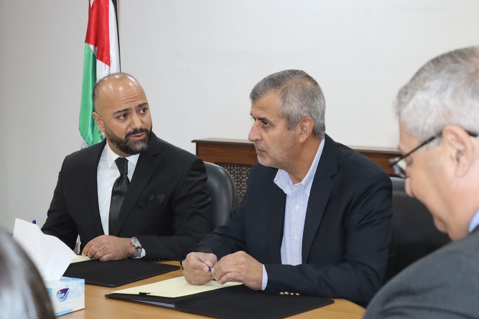 من مراسم توقيع مذكرة الهيدروجين الأخضر في الأردن