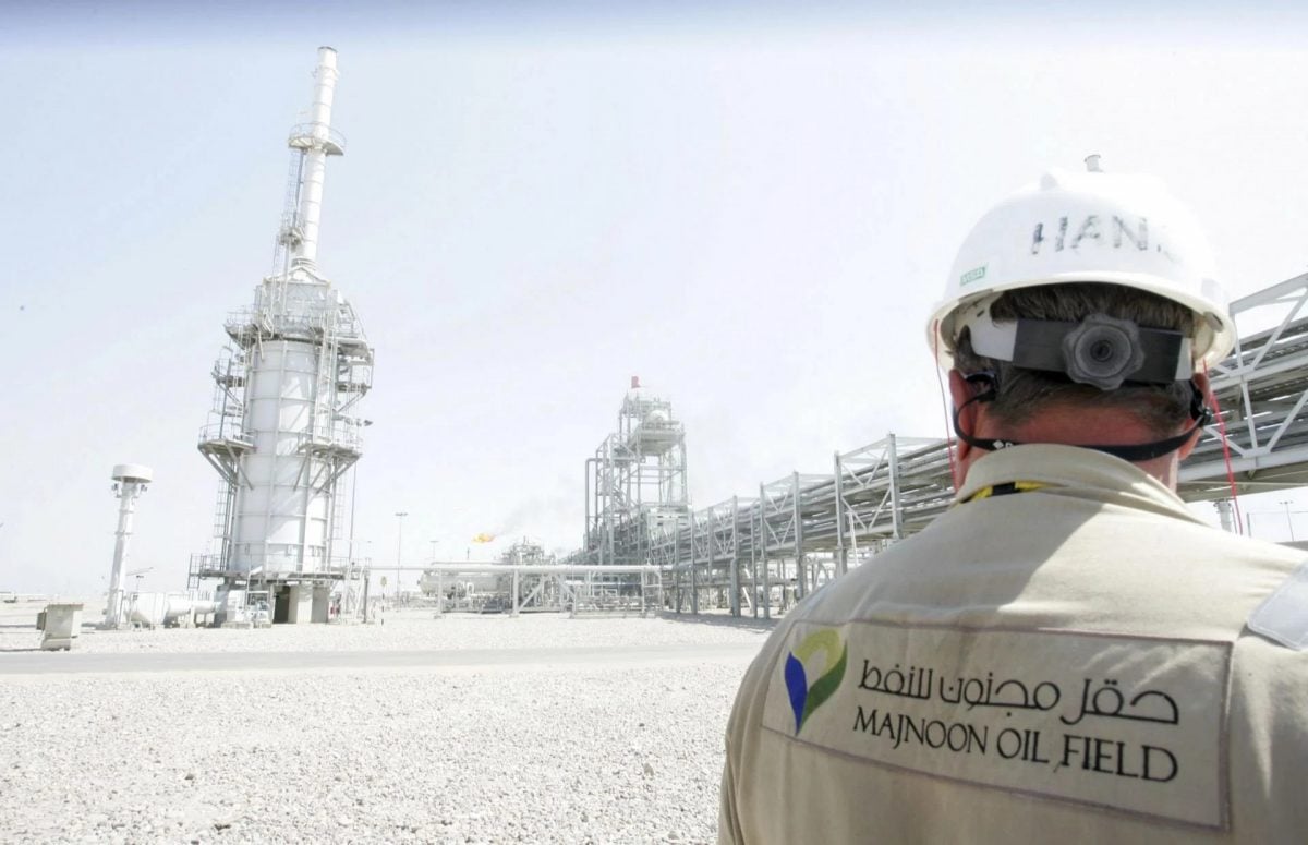 احتياطيات حقل مجنون النفطي في العراق