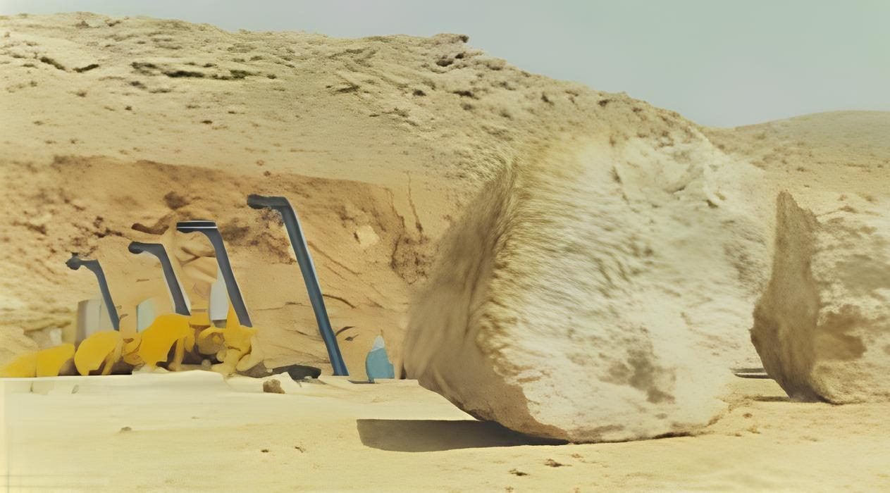 أحد مناجم الفوسفات في سوريا