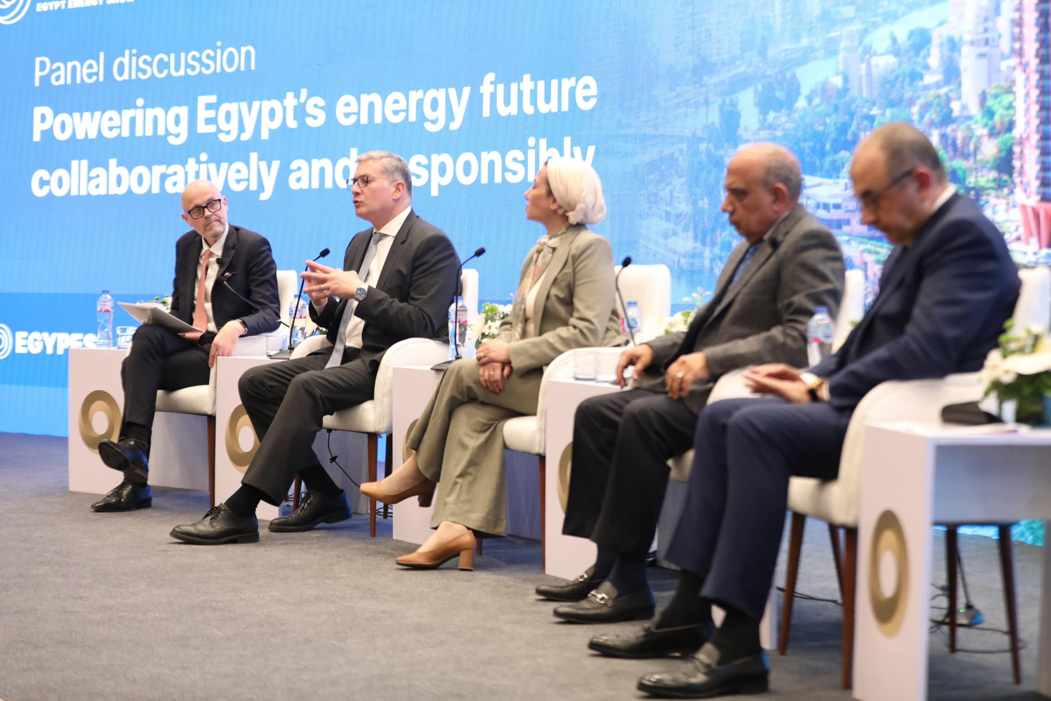 جانب من جلسة مستقبل الطاقة في مصر ضمن فعاليات إيجبس 2025