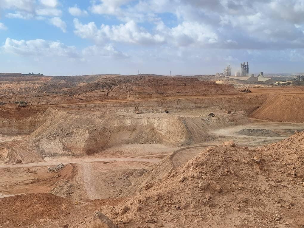 موقع للحجر الجيري في ليبيا