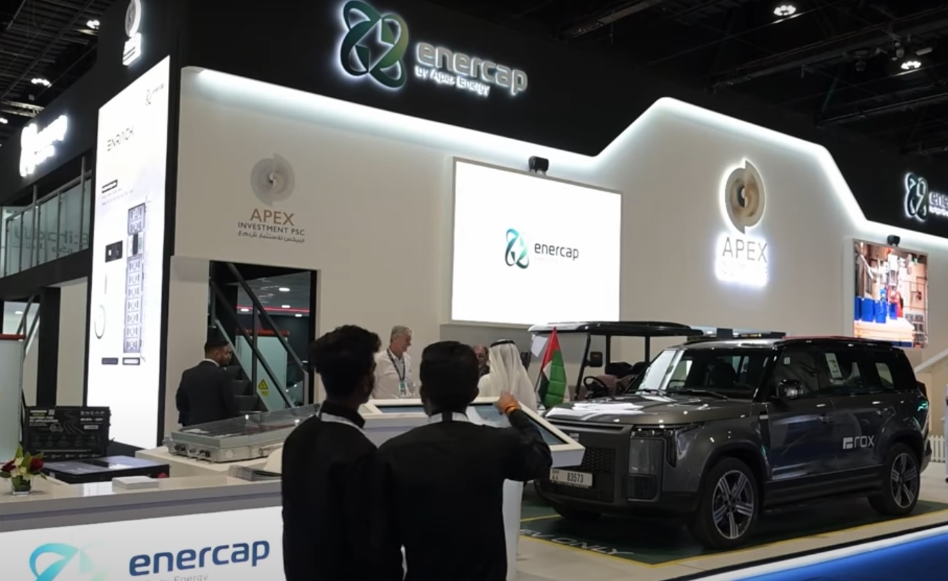 جناح شركة إنركاب الإماراتية في معرض المرافق العام 2025