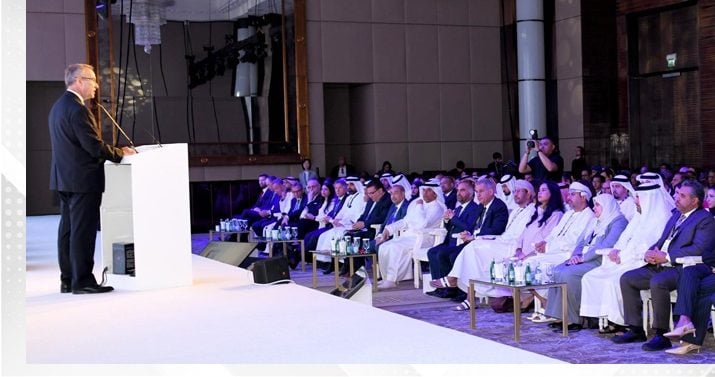 جانب من فعاليات افتتاح مؤتمر الشرق الأوسط للنفط والغاز في البحرين