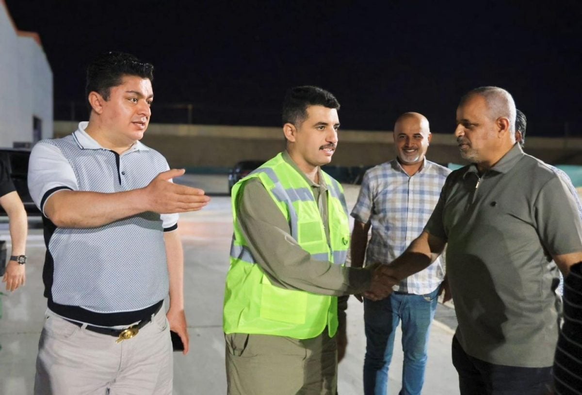 جانب من إطلاق التشغيل التجريبي لمشروع هدرجة وتحسين البنزين