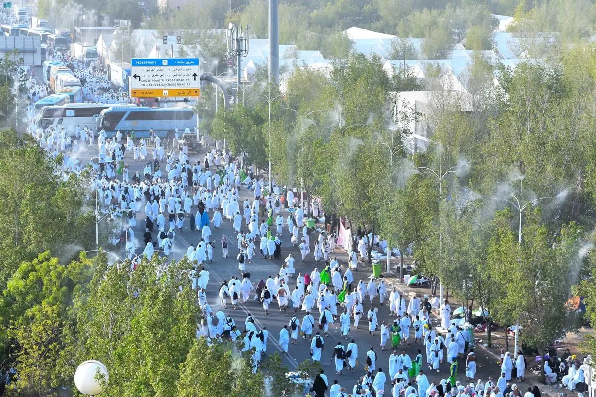 حجاح على صعيد عرفات