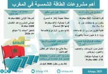 Photo of أهم 3 مشروعات طاقة شمسية في المغرب.. تفاصيل القدرات والتقنيات (إنفوغرافيك)