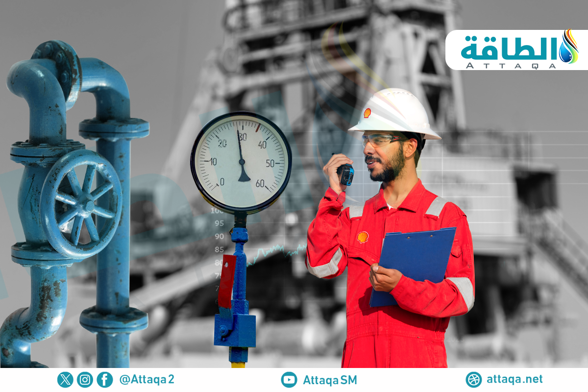 إنتاج الغاز في الشرق الأوسط