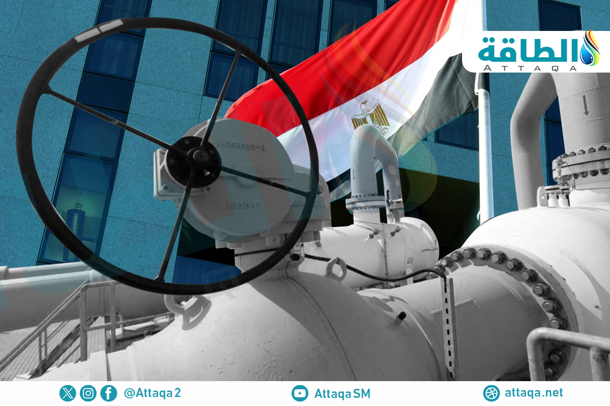 إنتاج مصر من الغاز