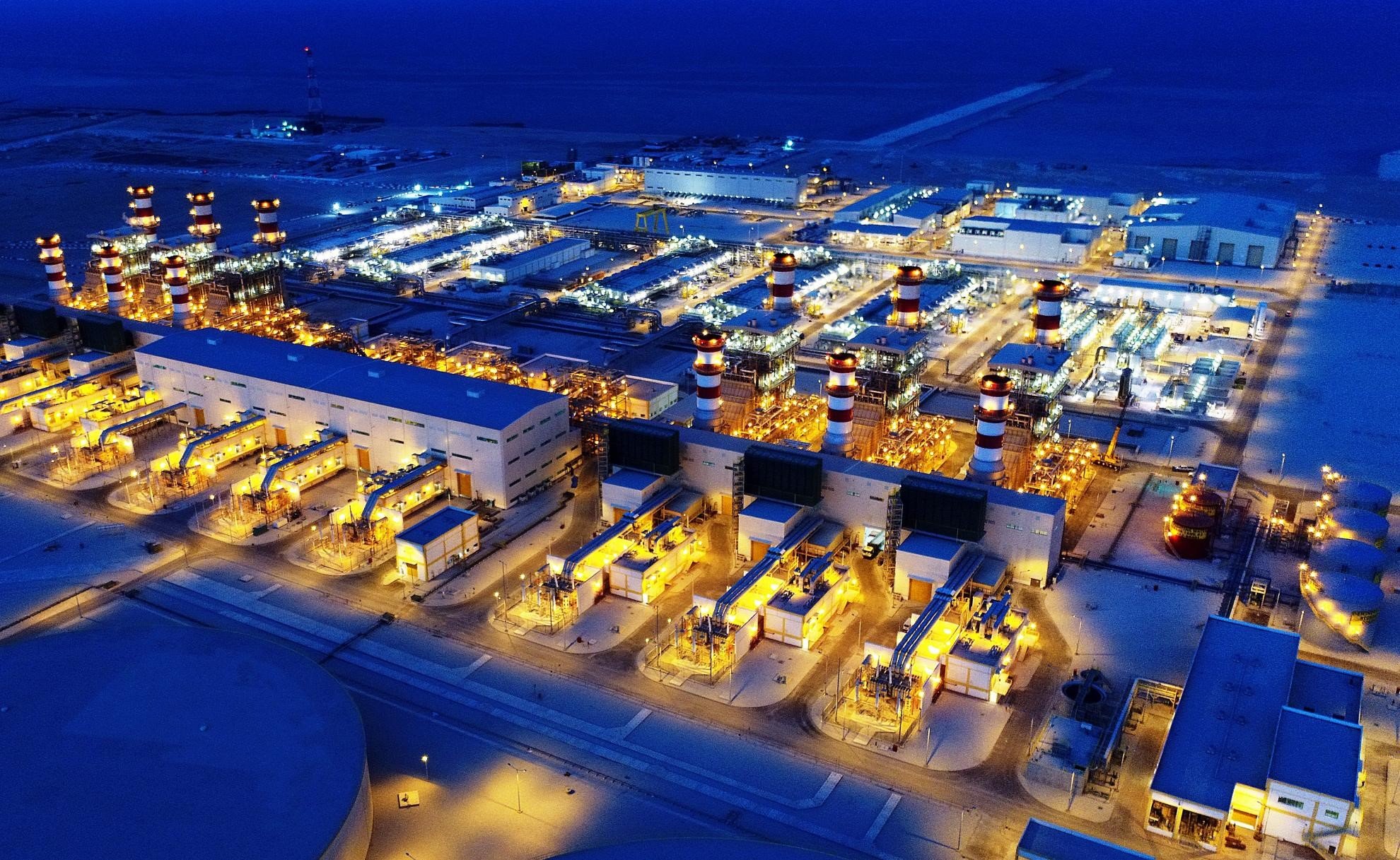 إنتاج الكهرباء في قطر