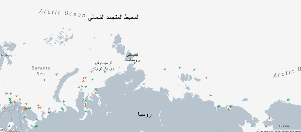 نشاط ملحوظ لناقلات النفط الروسي عبر طريق بحر الشمال 13 أغسطس 2025