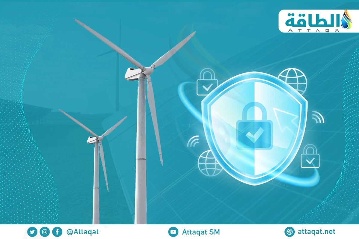صورة تعبيرية لهجمة إلكترونية على مزرعة رياح