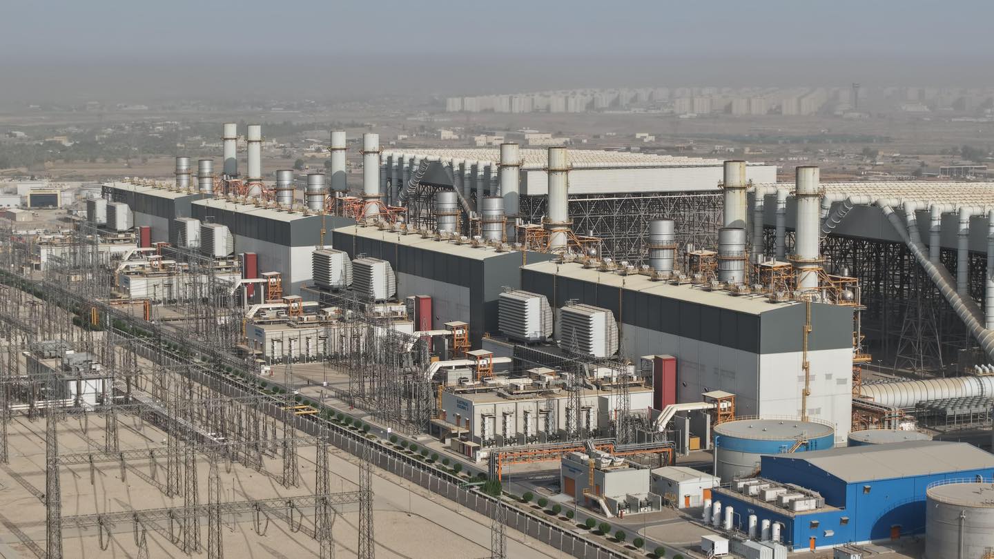 محطة كهرباء بسماية في العراق
