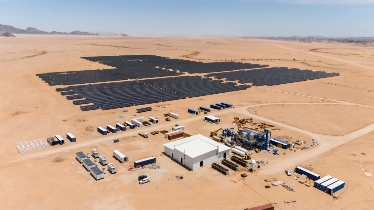 مشروع الهيدروجين الأخضر في ناميبيا
