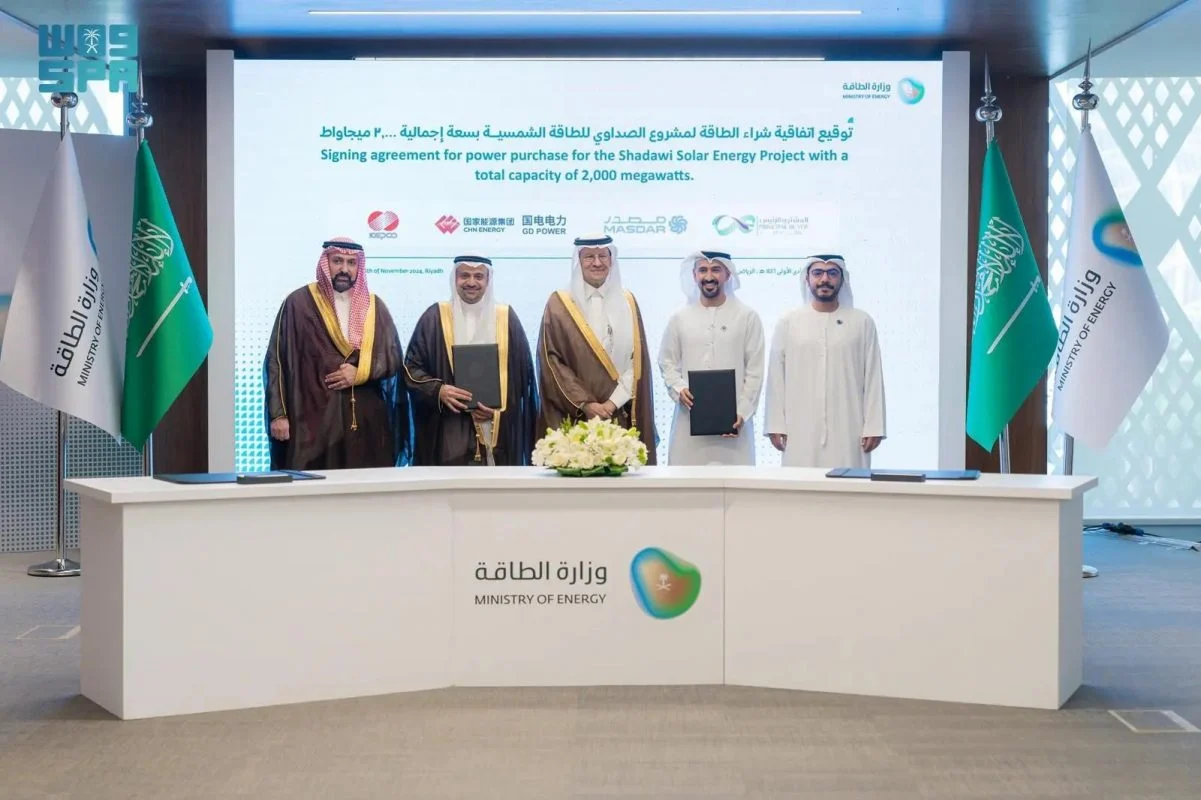 جانب من مراسم توقيع اتفاقيات المشروعات في نوفمبر 2024