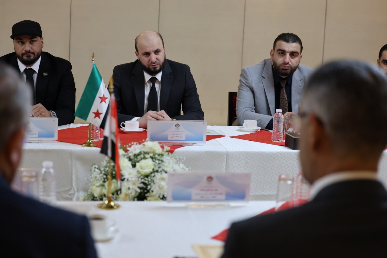 جانب من المباحثات العراقية السورية