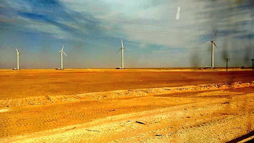 مزرعة الرياح بمنطقة كابيرتين في ولاية أدرار بالجزائر