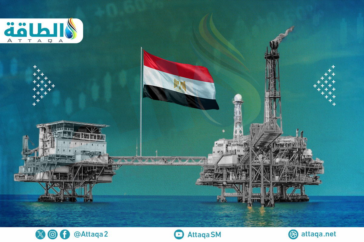 إنتاج مصر من الغاز