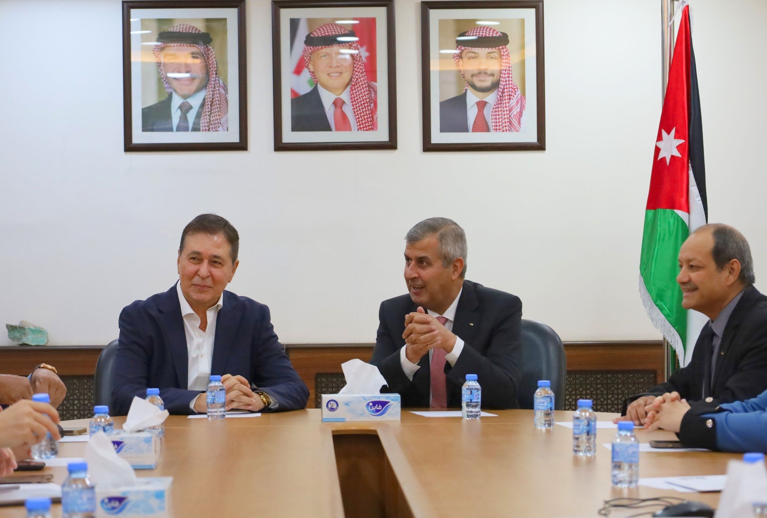 من مراسم اتفاقية استغلال الذهب في الأردن