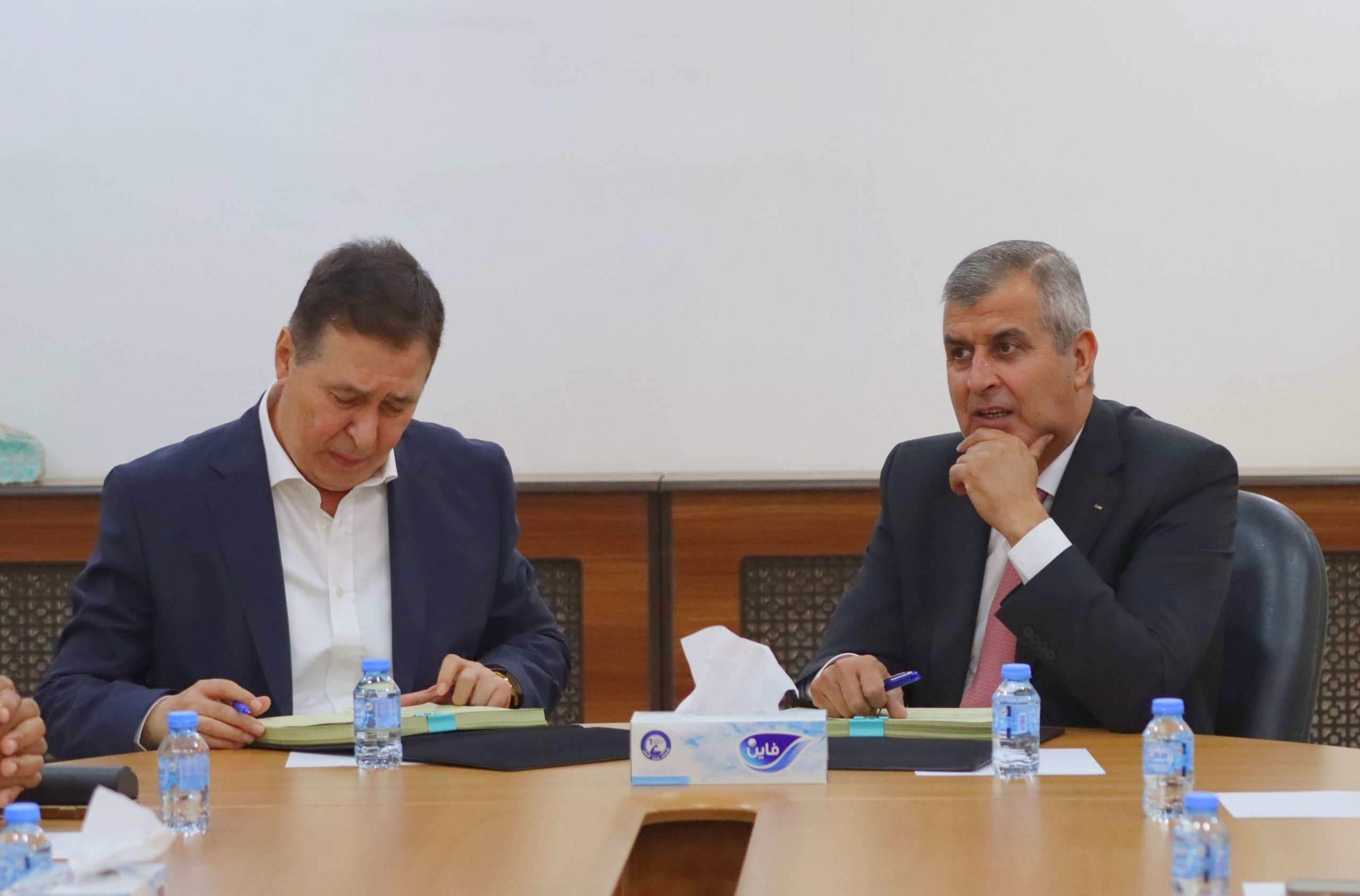 من مراسم اتفاقية استغلال الذهب في الأردن