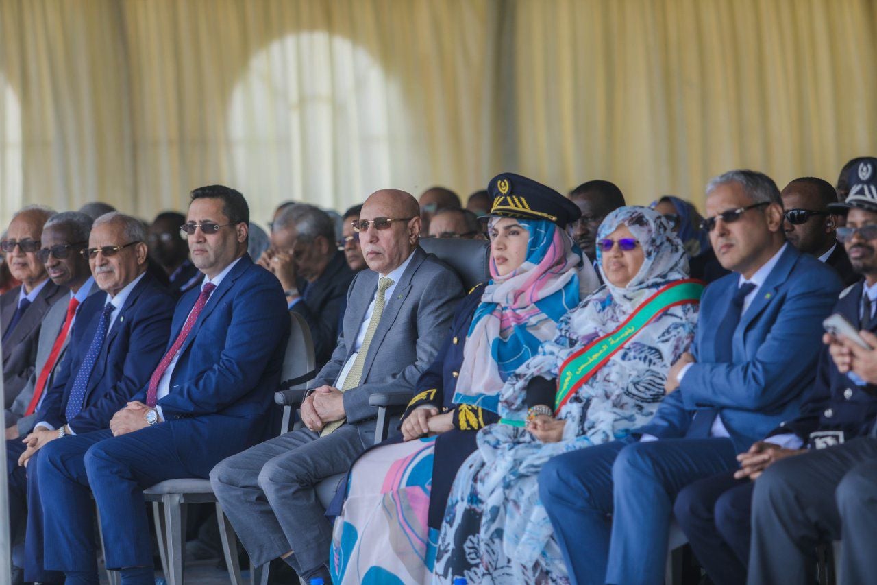 من مراسم وضع حجر أساس أكبر محطة كهرباء هجينة في موريتانيا - الصورة من وزارة الطاقة