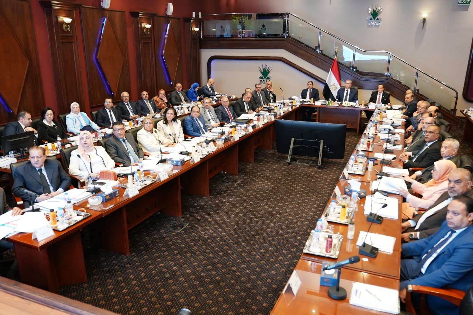 من أعمال الجمعية العامة لشركة إيجاس- الصورة من وزارة البترول