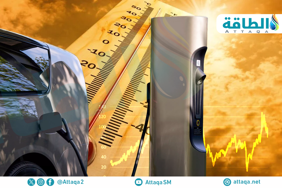 اختبار مدى السيارات الكهربائية في الحر