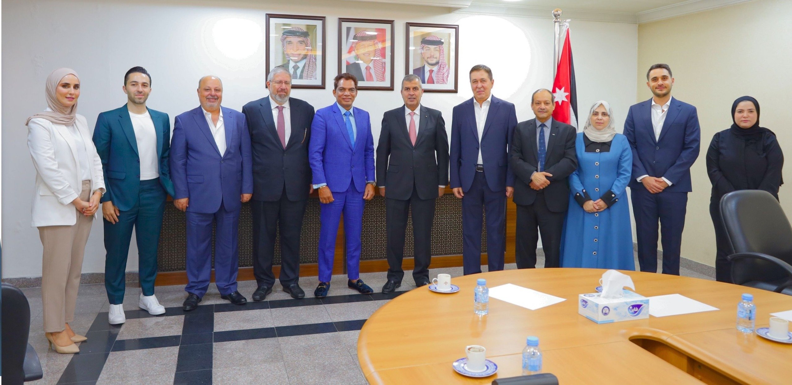 من مراسم اتفاقية استغلال الذهب في الأردن