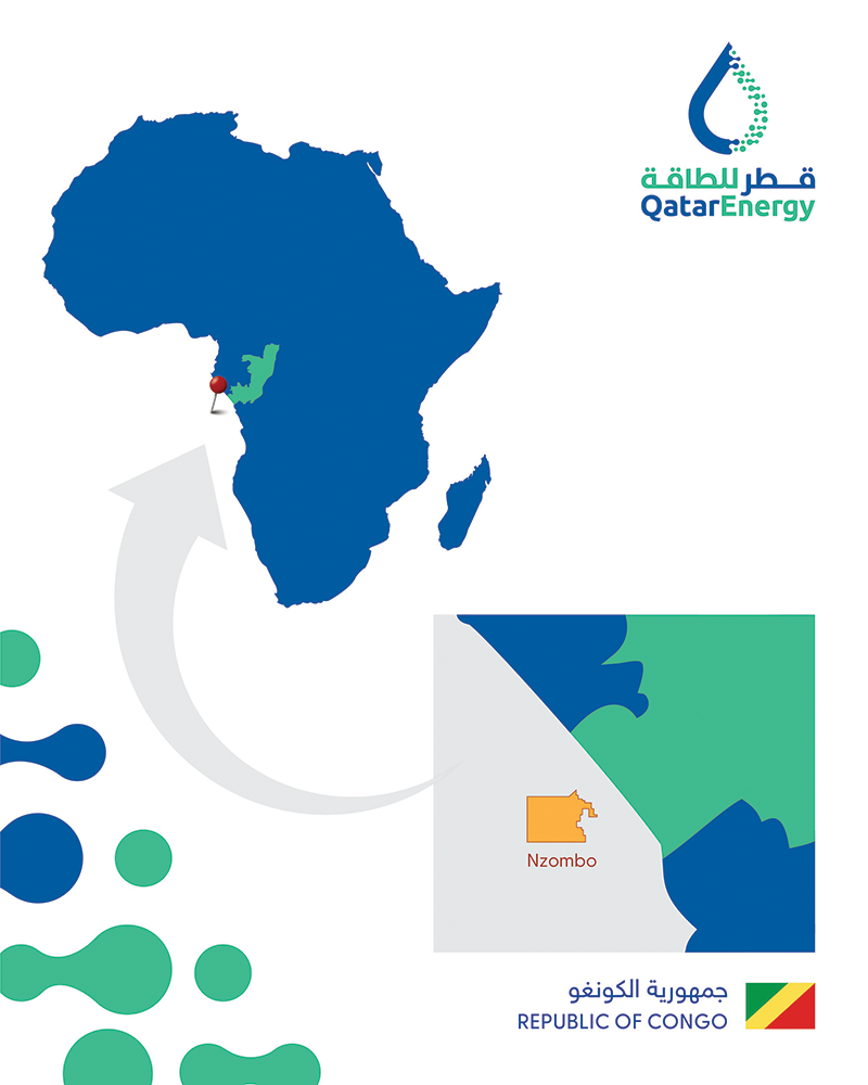 خريطة موقع التنقيب عن النفط والغاز في الكونغو