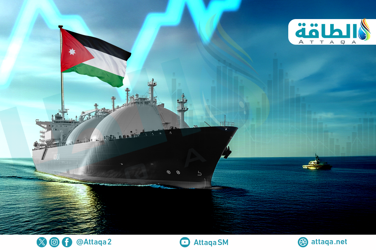 واردات الأردن من الغاز المسال