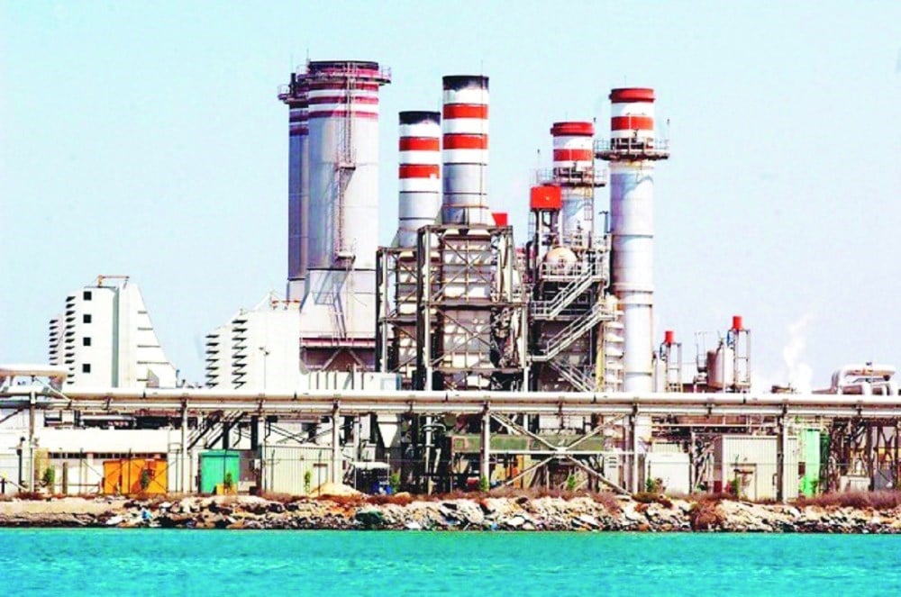 محطة كهرباء تعمل بالغاز في الإمارات