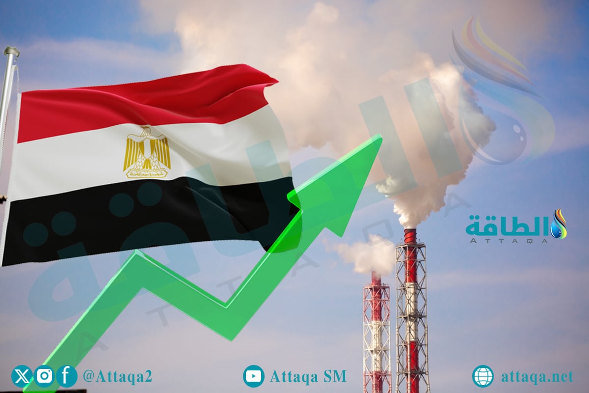 إنتاج الغاز في مصر