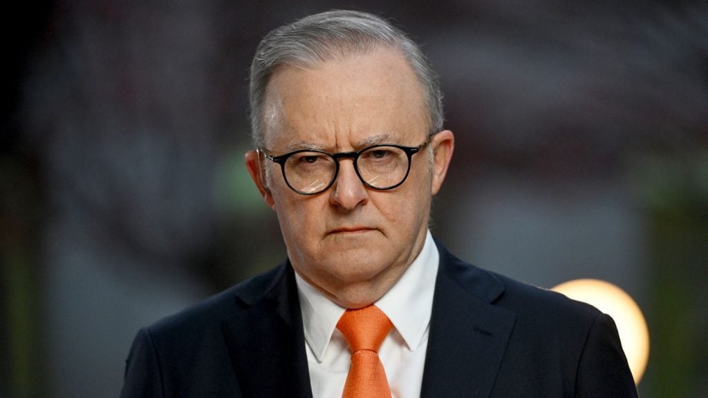 رئيس الوزراء الأسترالي أنتوني ألبانيز