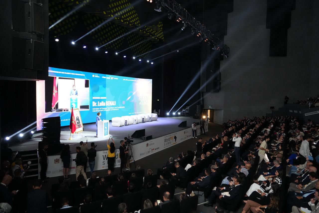 من مراسم افتتاح فعاليات القمة العالمية للهيدروجين الأخضر في المغرب