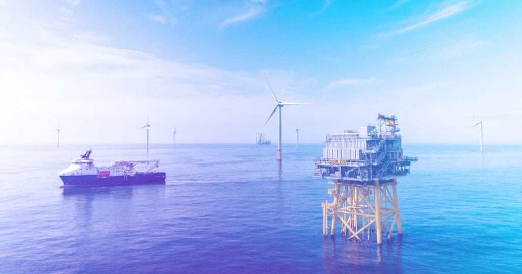 محطة لطاقة الرياح النظيفة في بحر الشمال البريطاني