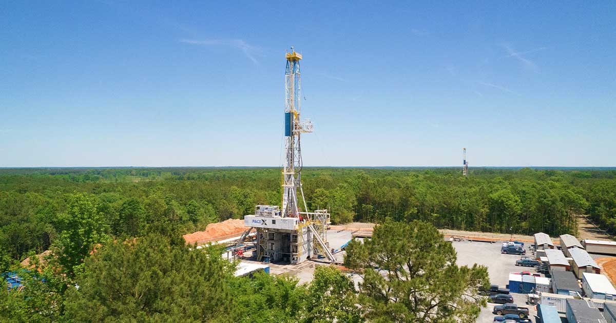 حفارات غاز عاملة في حوض هاينزفيل