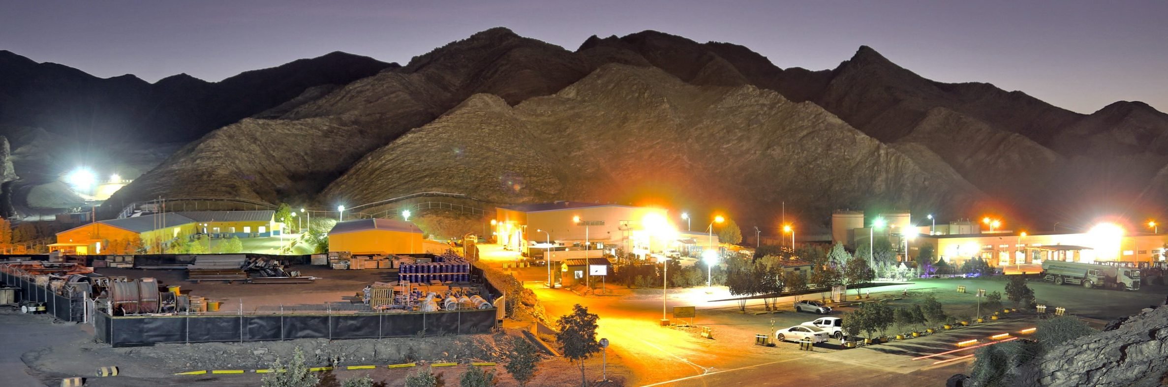 موقع تعدين تابع لشركة أماك في السعودية