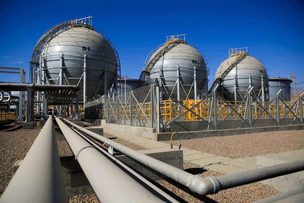 مرفق لتخزين الغاز 