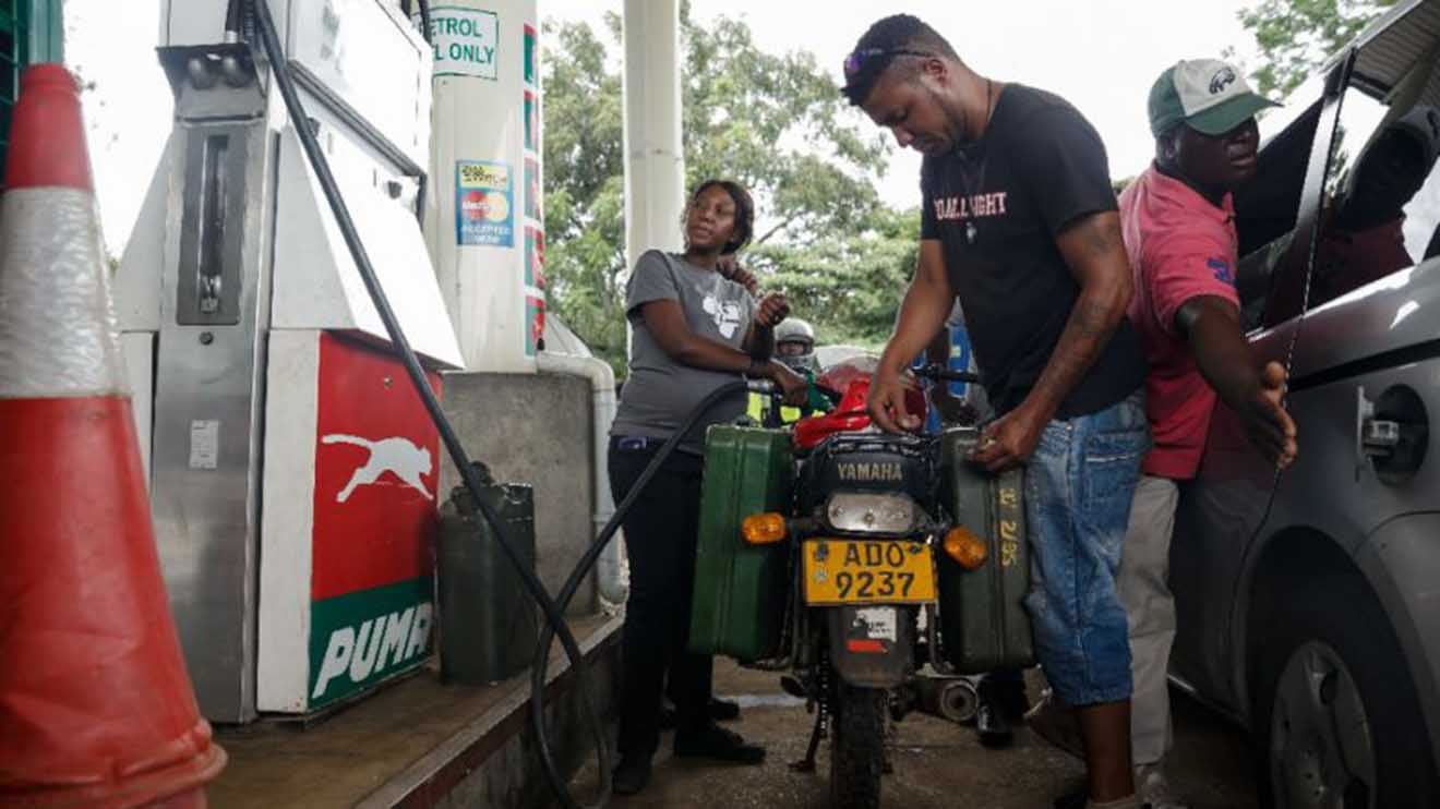 محطة وقود أفريقية