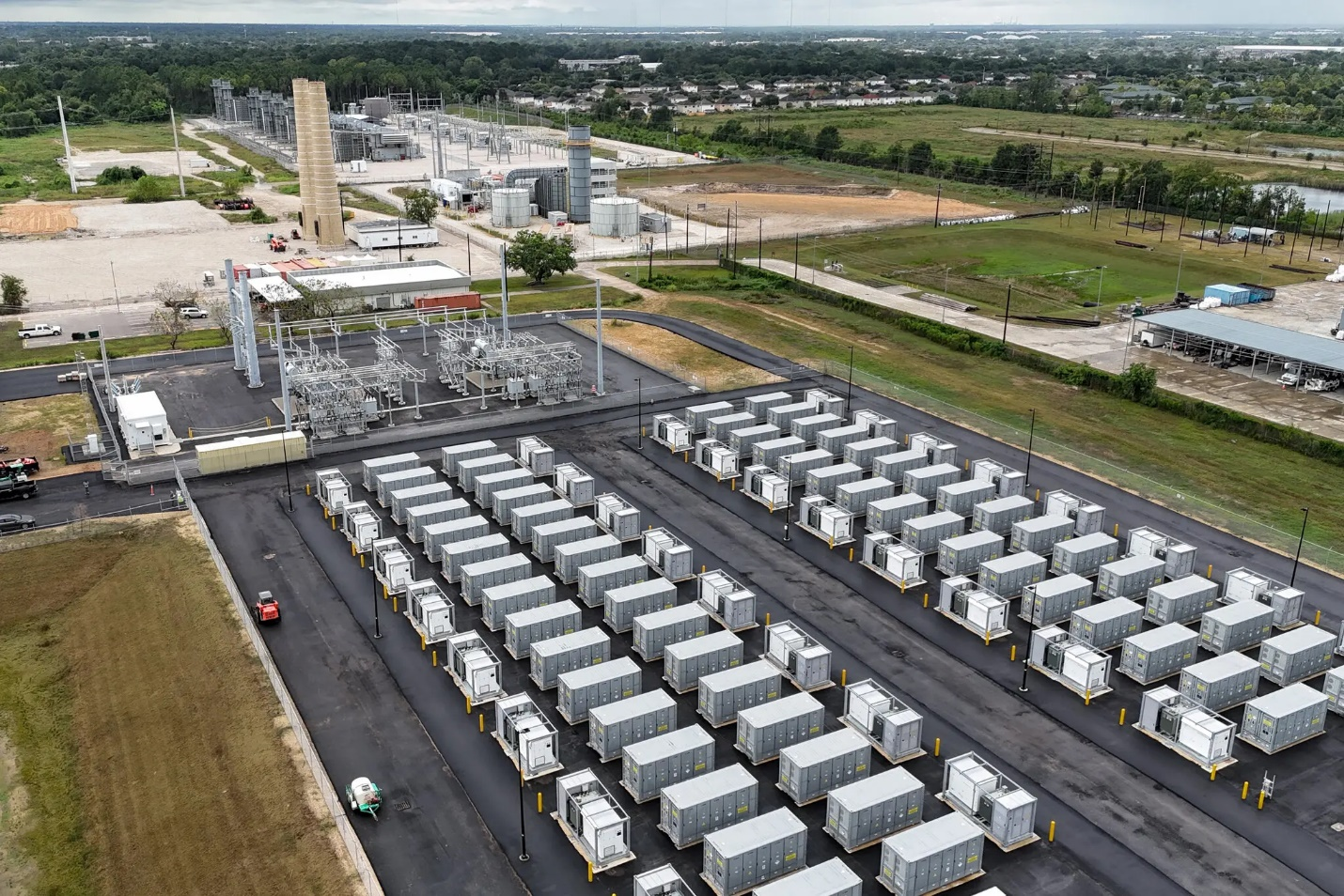 مشروع جوبيتر لأنظمة تخزين الكهرباء بالبطاريات في مدينة هيوستن الأميركية 