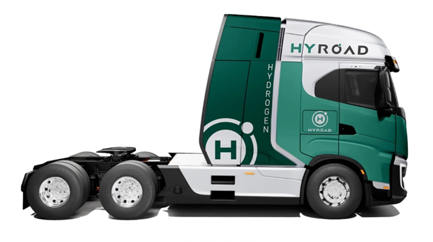 شاحنة (هايرود) العاملة بخلايا وقود الهيدروجين 