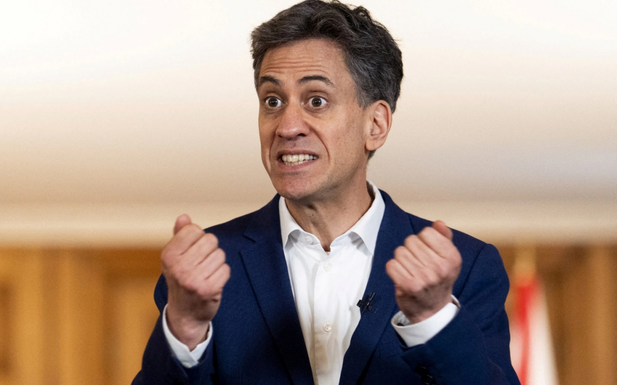 وزير الطاقة البريطاني، إد ميليباند