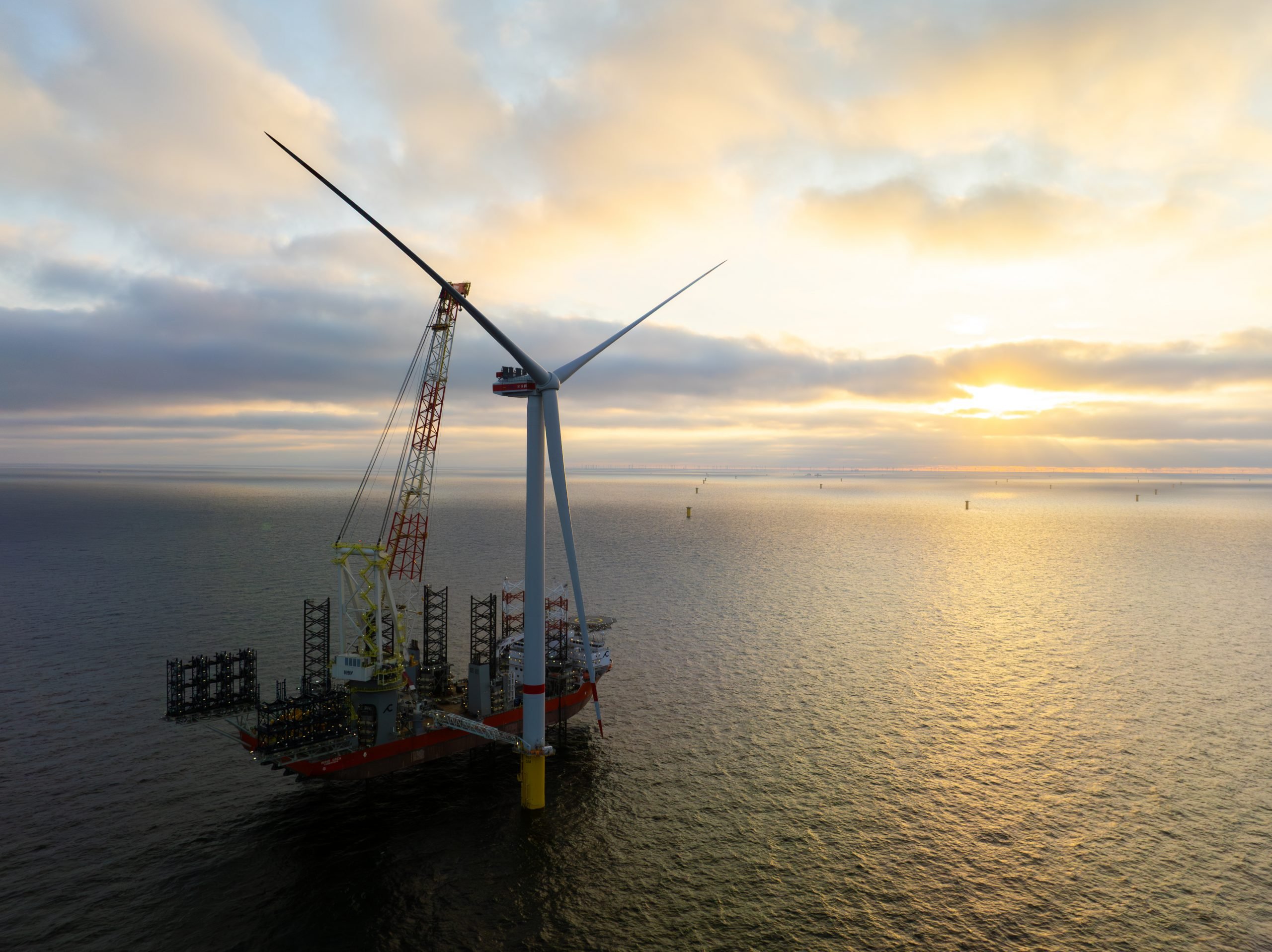 أكبر مزرعة رياح بحرية في ألمانيا